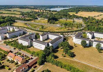 Kontoret med naturen i baghaven